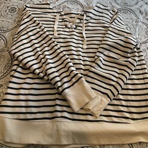 Striped Lace Up Old Navy Sweater